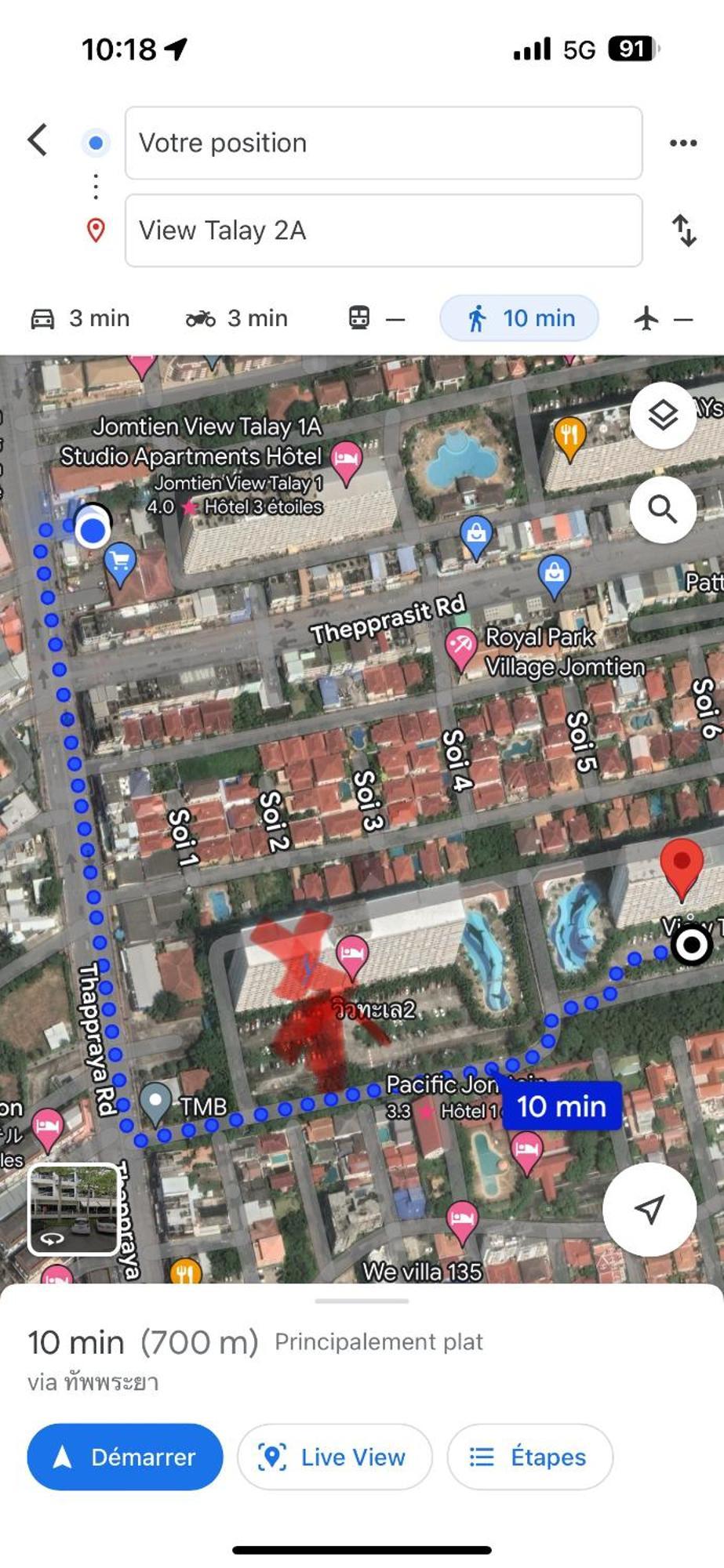 Apartemen View Talay 2 A Jomtien Sea View Pattaya